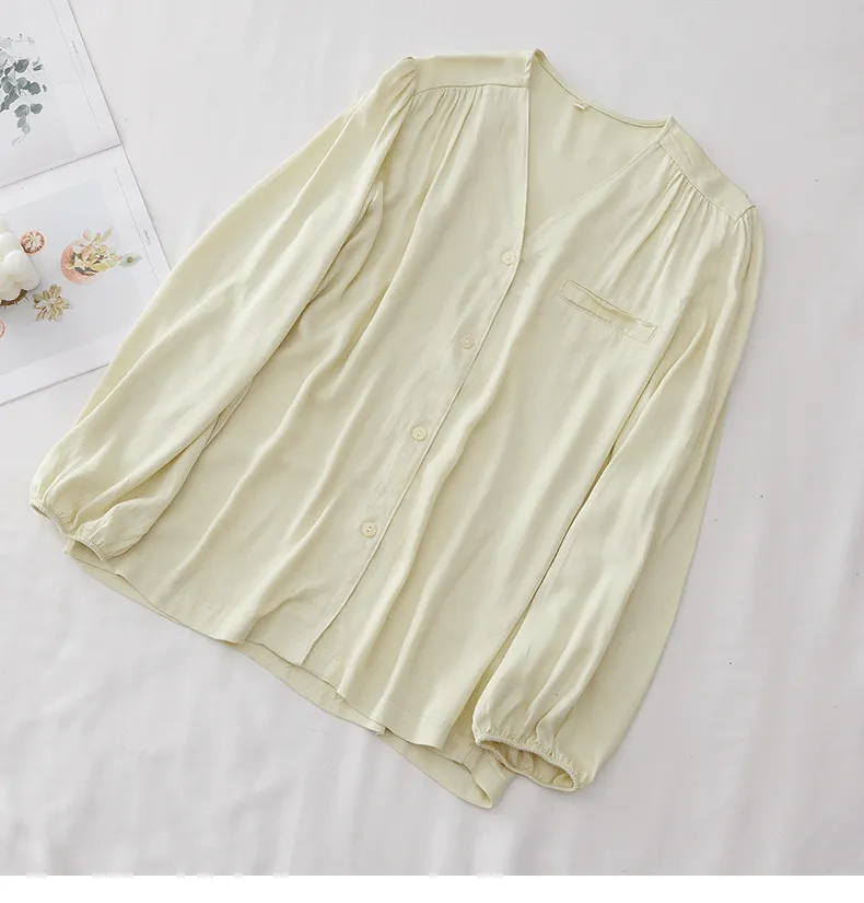 Green Solid cotton Sillk Pajama Set