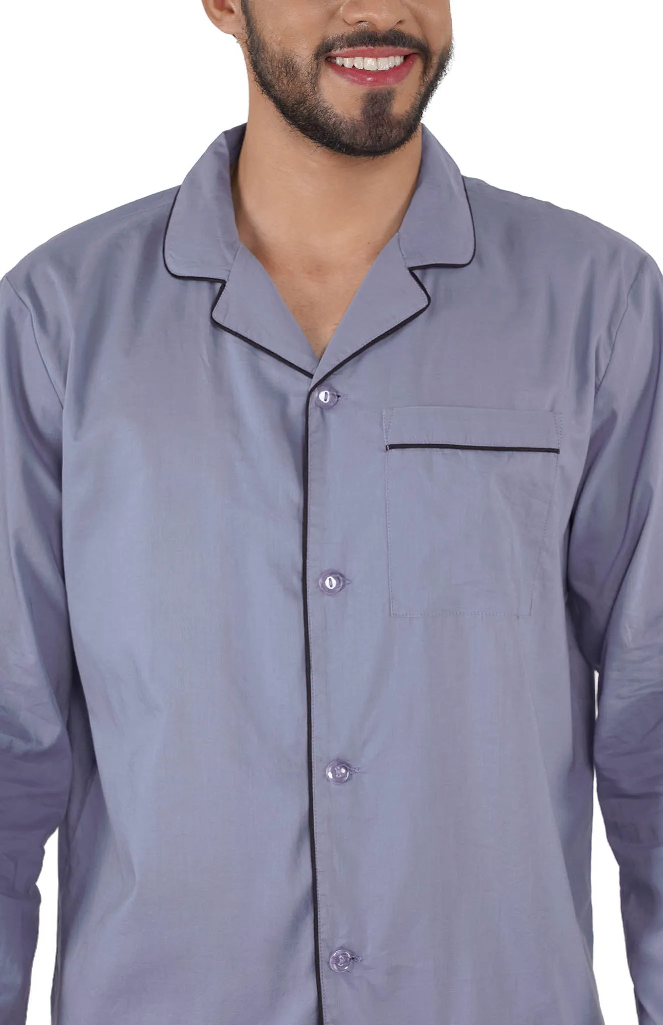 Grey Mist | Lounge Wear Set | 100% Cotton