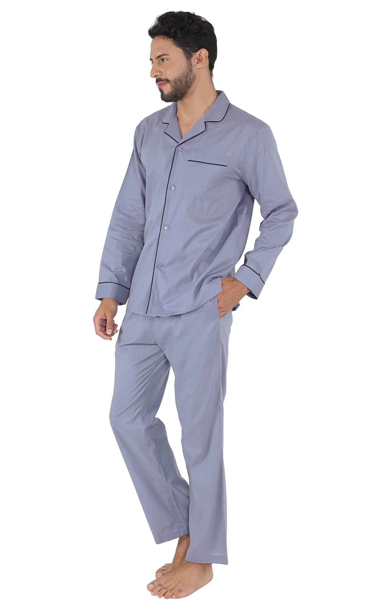 Grey Mist | Lounge Wear Set | 100% Cotton