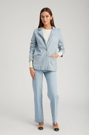 Flexible Articulated Elbows Essential City Look Diana Denim Blazer