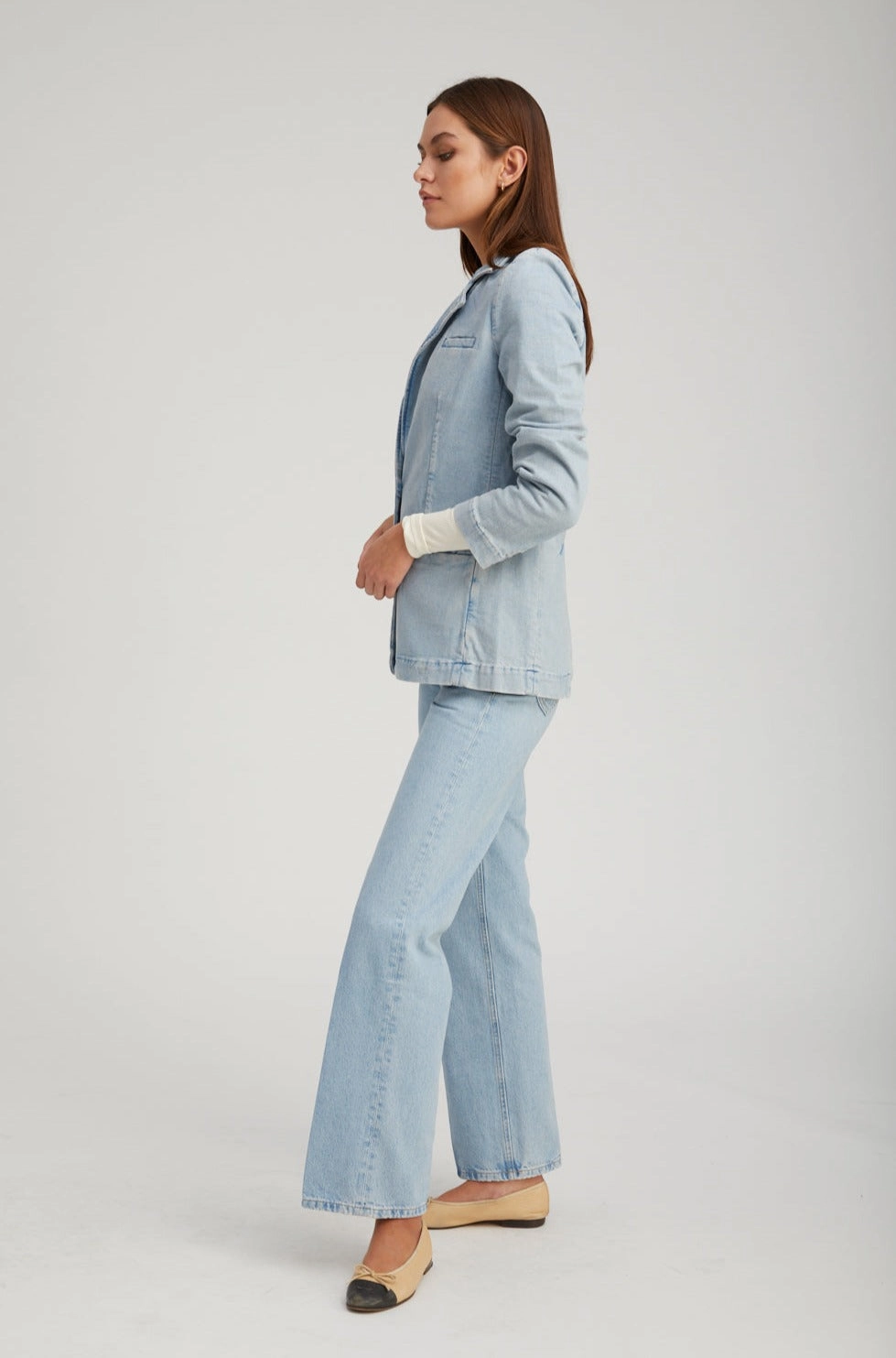 Diana Denim Blazer Cool Season