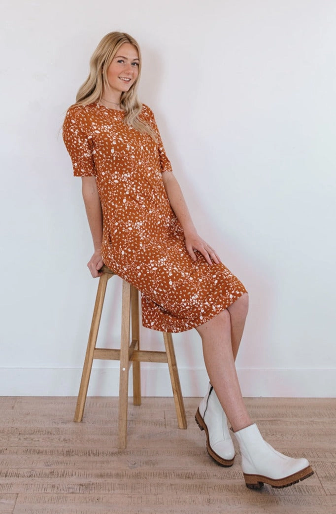 Comfortable and Fashionable Polished office dress Hailey Dress