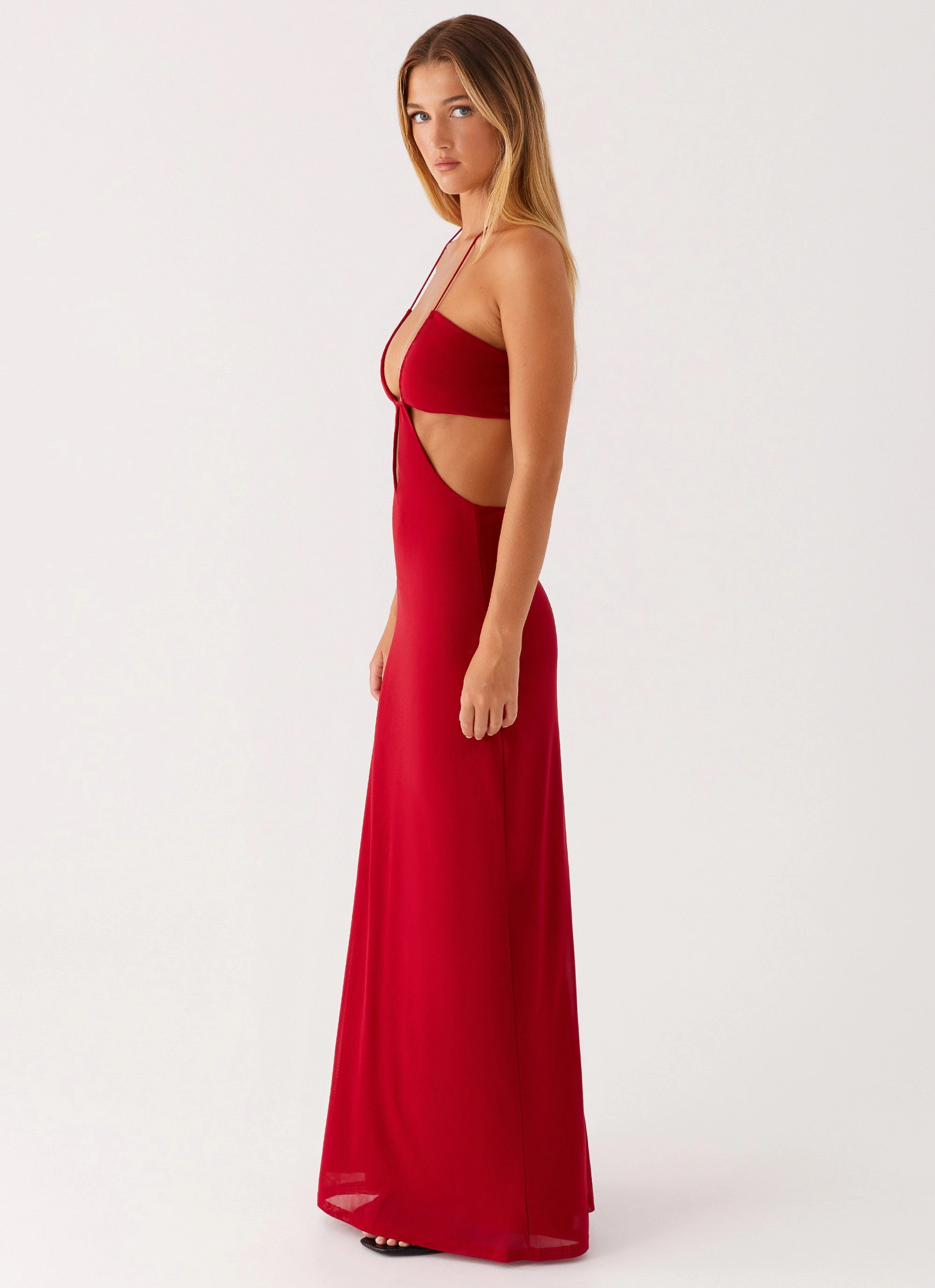 Hallie Maxi Dress - Red Move Free