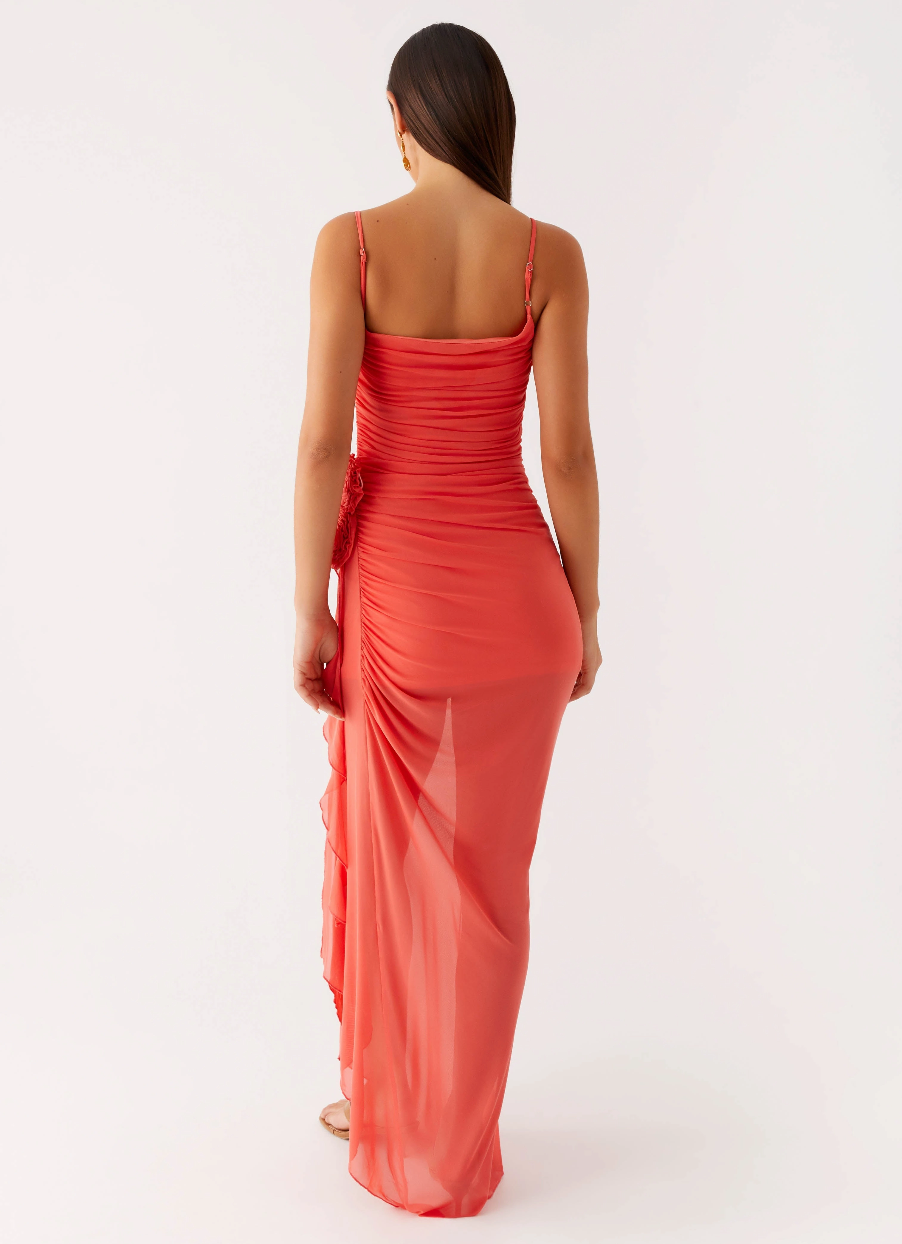 Louana Maxi Dress - Coral Effortless weekend dress