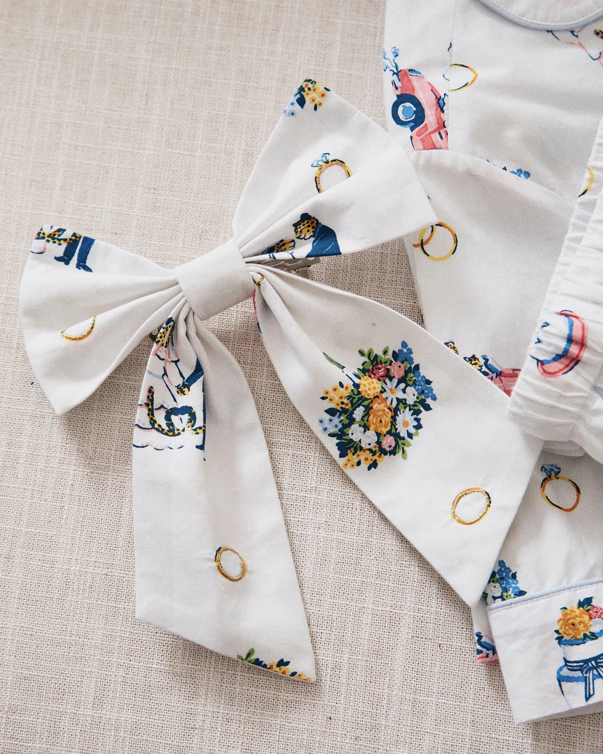 Happily Ever After - The Preppy Hair Bow - Cloud