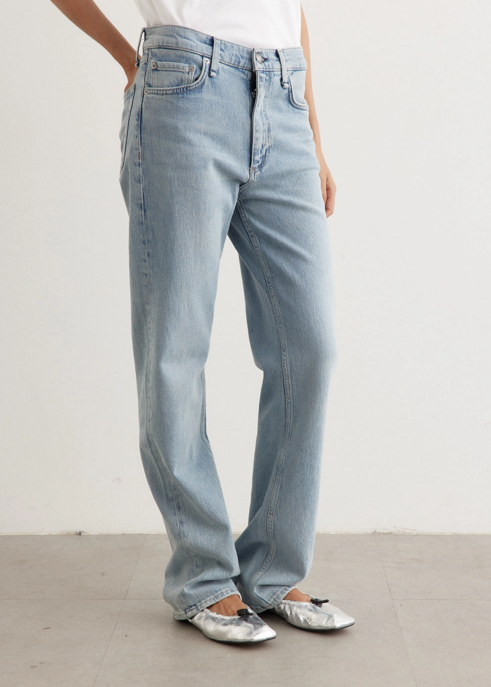 Harlow Mid-Rise Full Length Jeans Perfect Design Fit Ready Sleek Waist