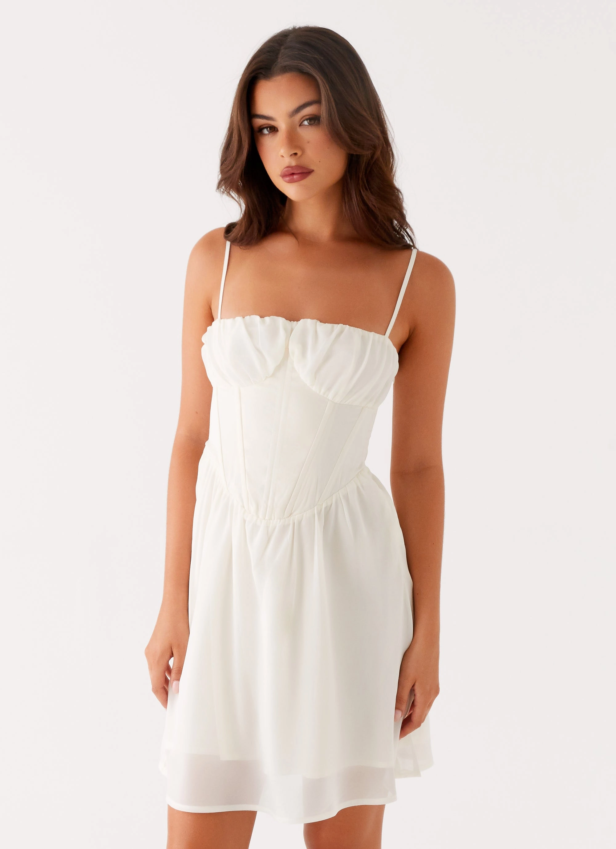 Harmony Mini Dress - Ivory Outfit Boost