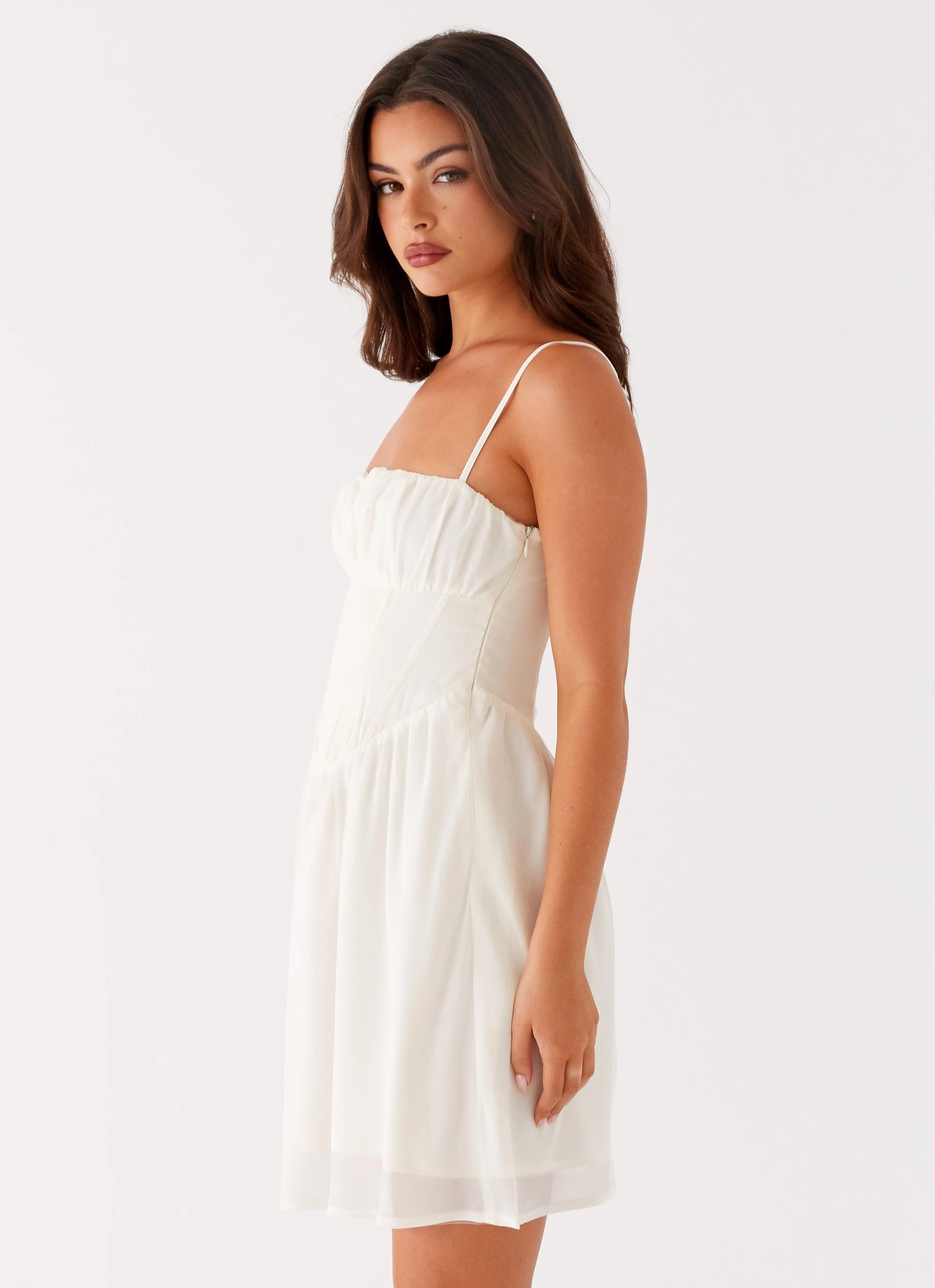 Timeless Energy Harmony Mini Dress - Ivory