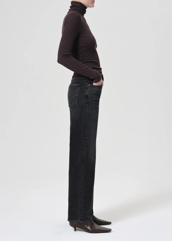 Harper Mid Rise Relaxed Straight Jean in Hush Morning Stroll Music Event Office Wear Home Comfort Weekend Warrior