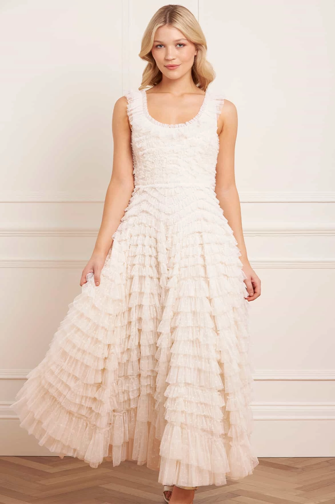 Pose Glow Hattie Scoop Neck Ankle Gown