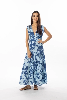 Hazel Dress Blue Harbor Clean Stitch Elegant knee-length dress