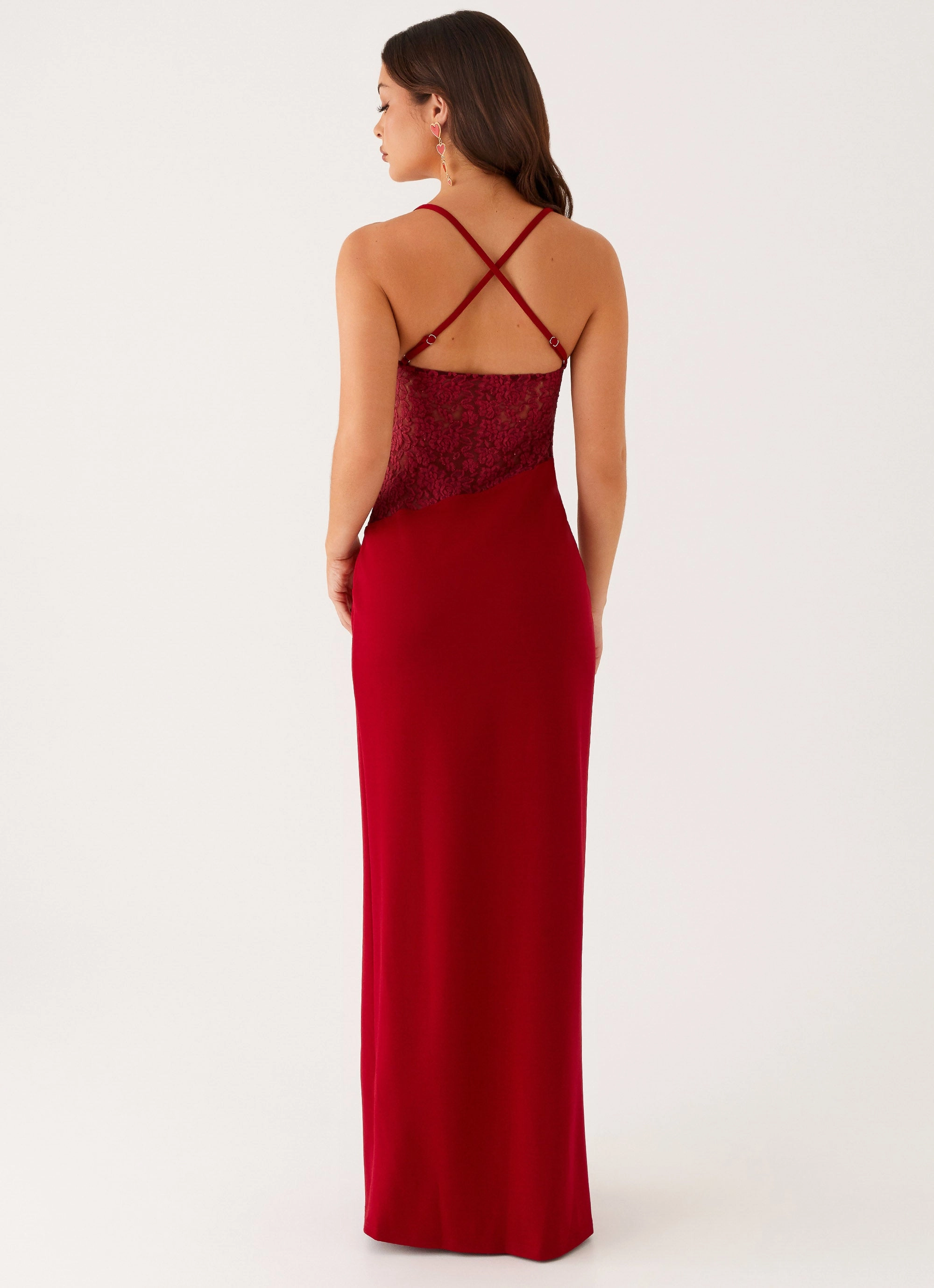 Best-Seller Heartbreaker Maxi Dress - Deep Red