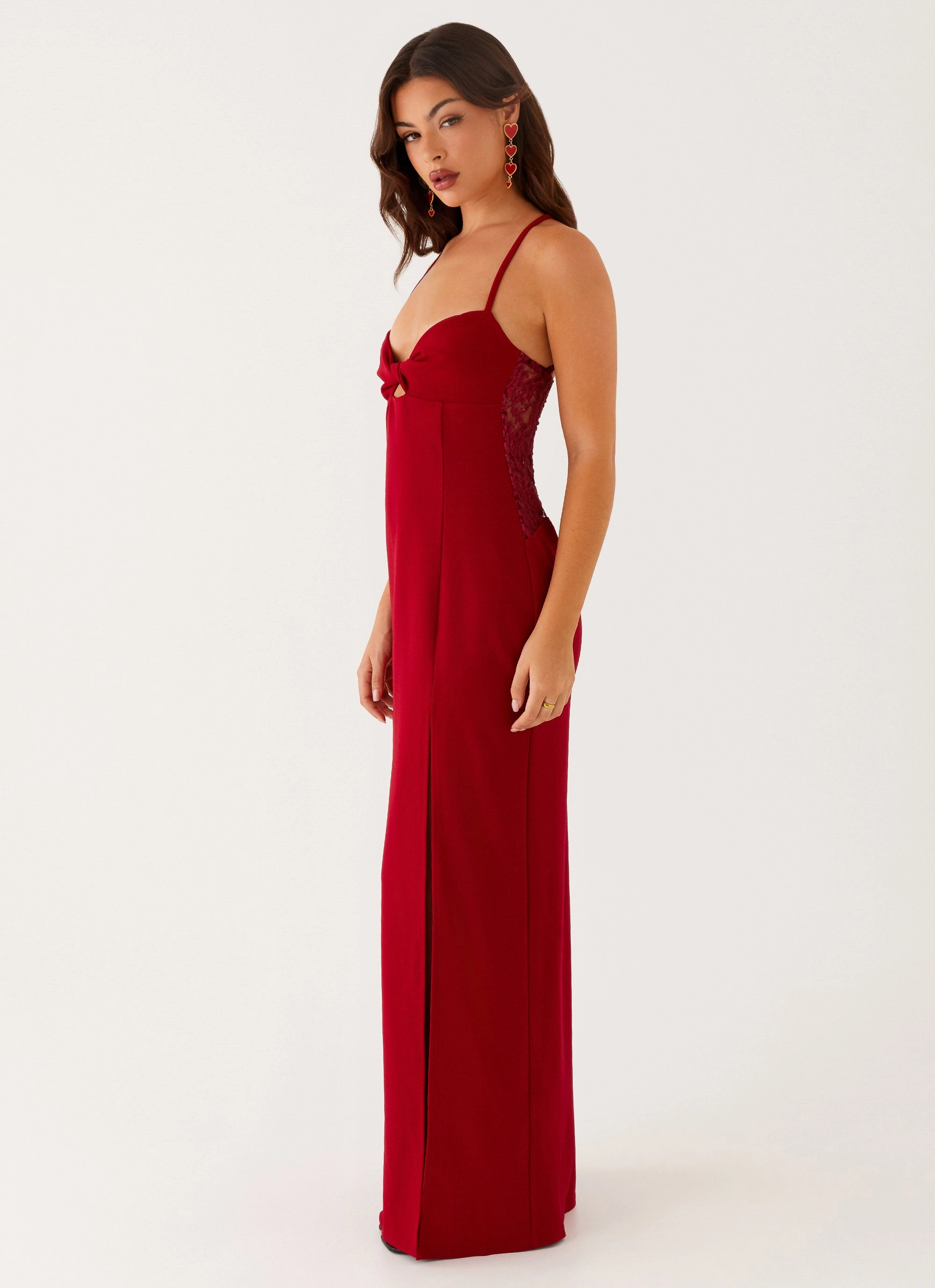 Daily Movement Heartbreaker Maxi Dress - Deep Red