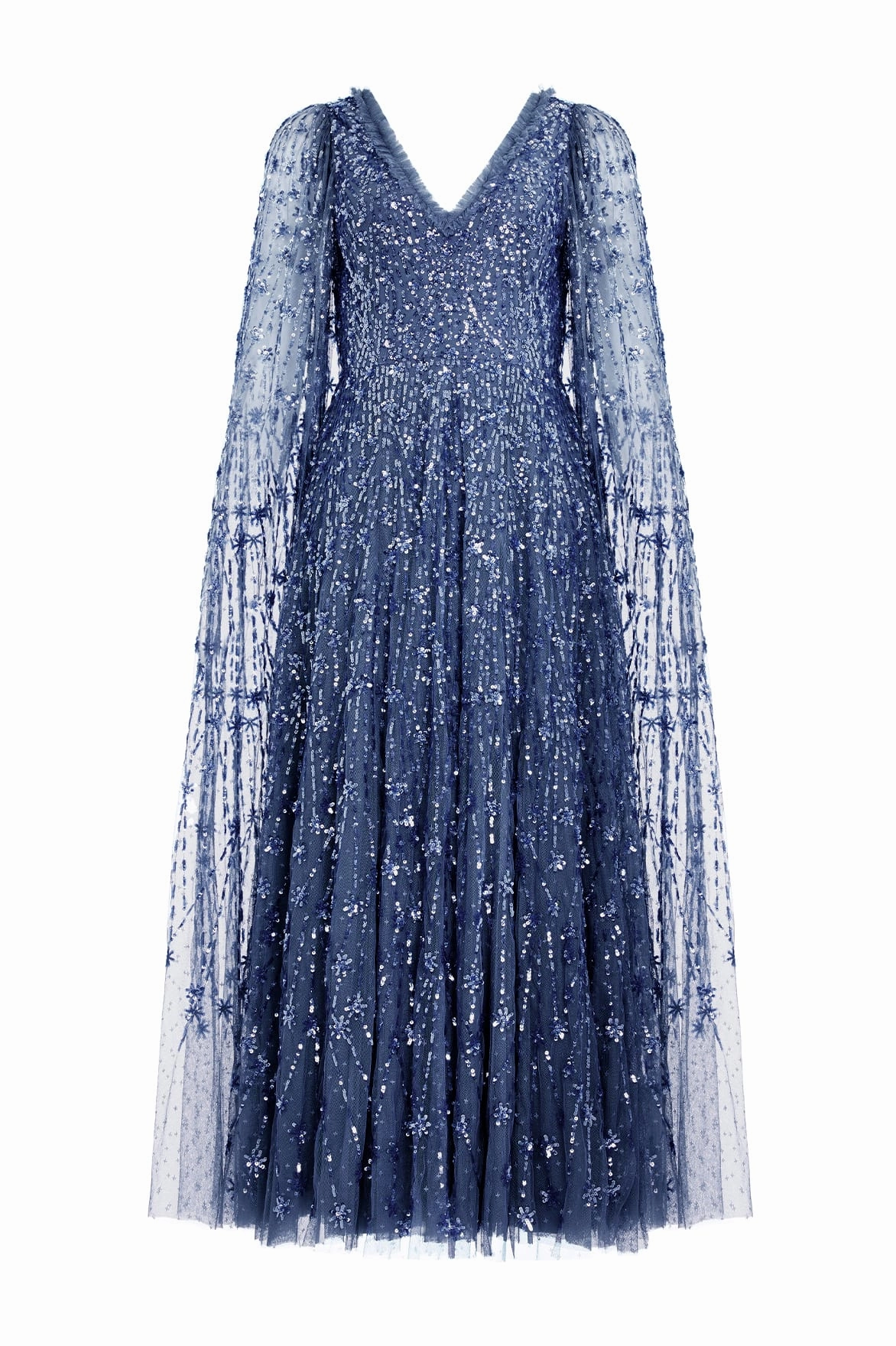 Comet Ankle Gown Bridal-Shower Silky Finish
