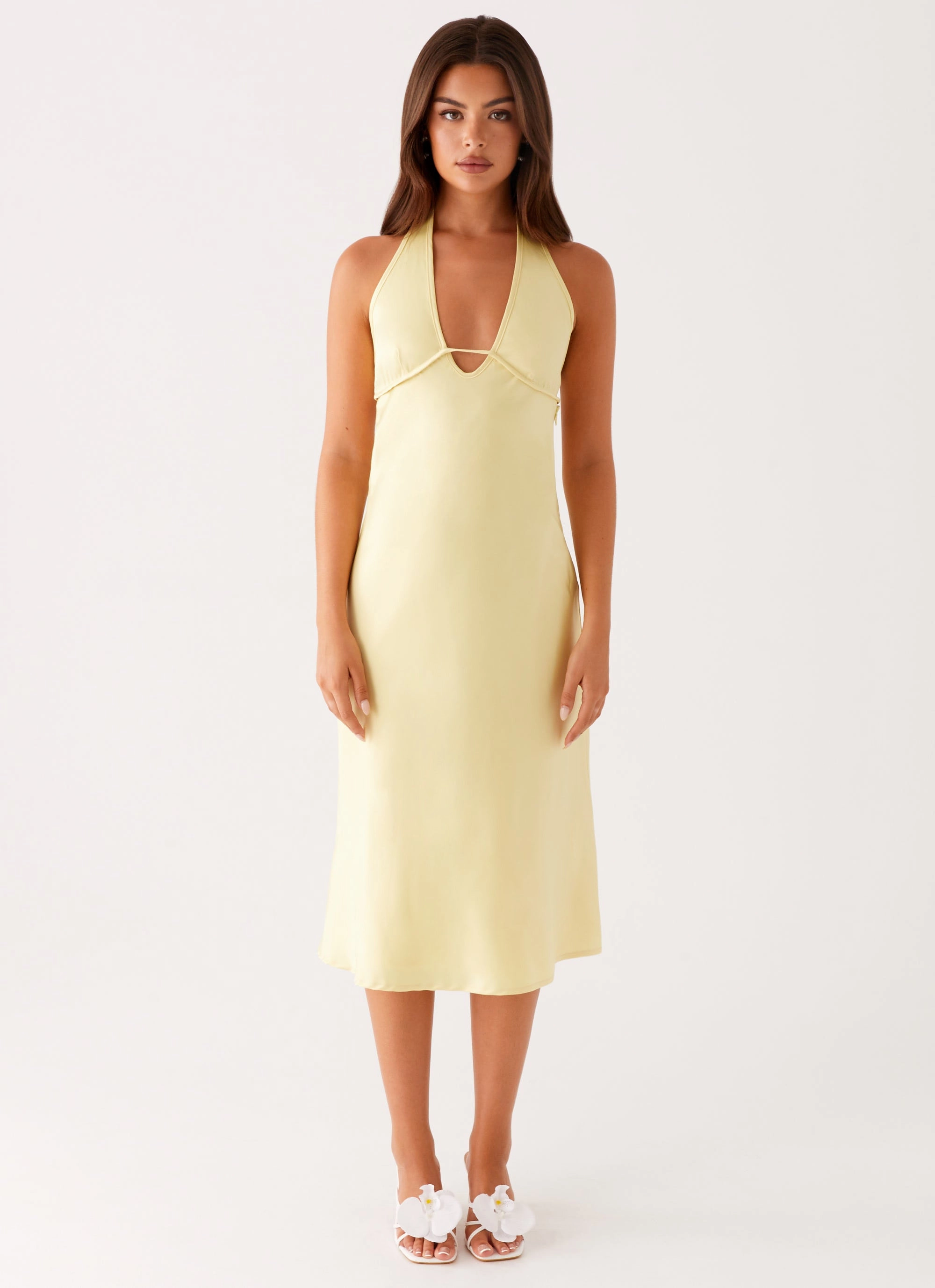Davies Midi Dress - Yellow Trend Appeal