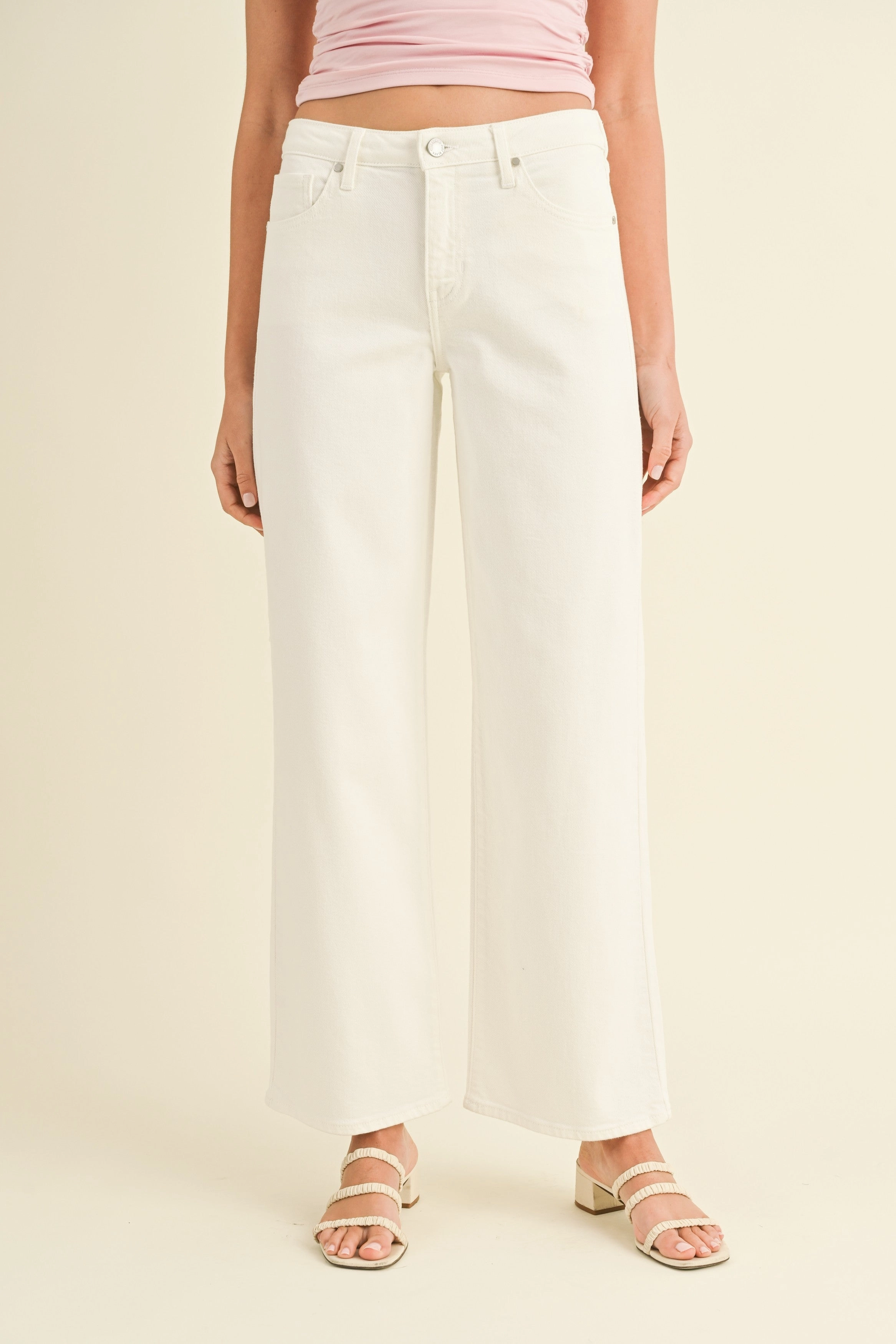 HELEN SLIM WIDE LEG JEANS Weekend Style Rainy Day