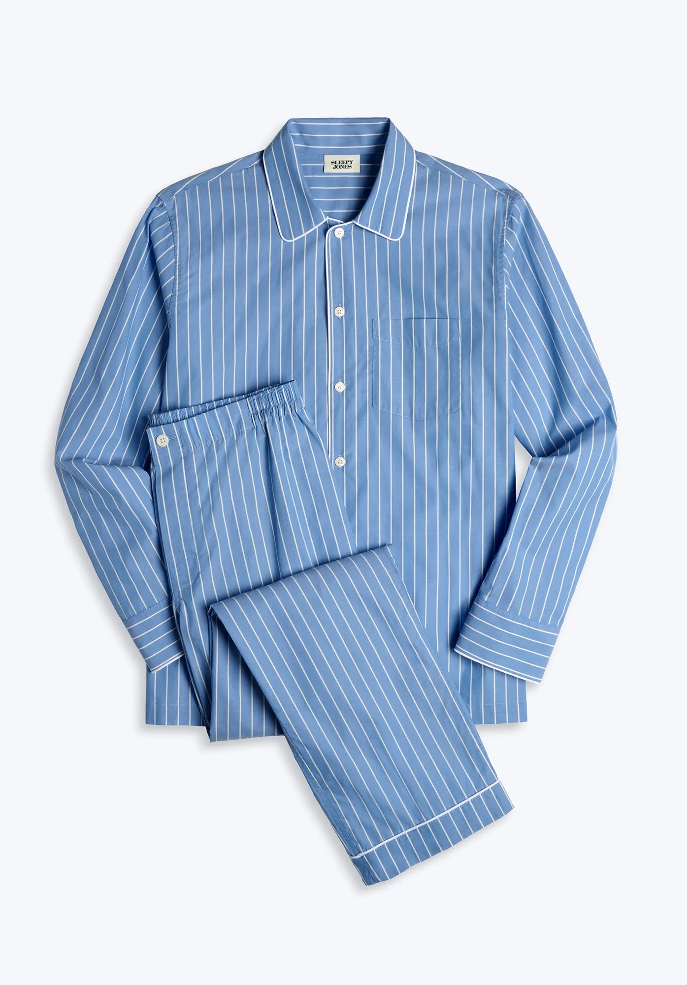 Henry Pajama Set in French Riviera Stripe