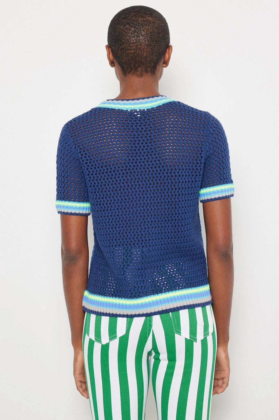 Sleeveless Top Layered Collar System HEY SHORTY SWEATER