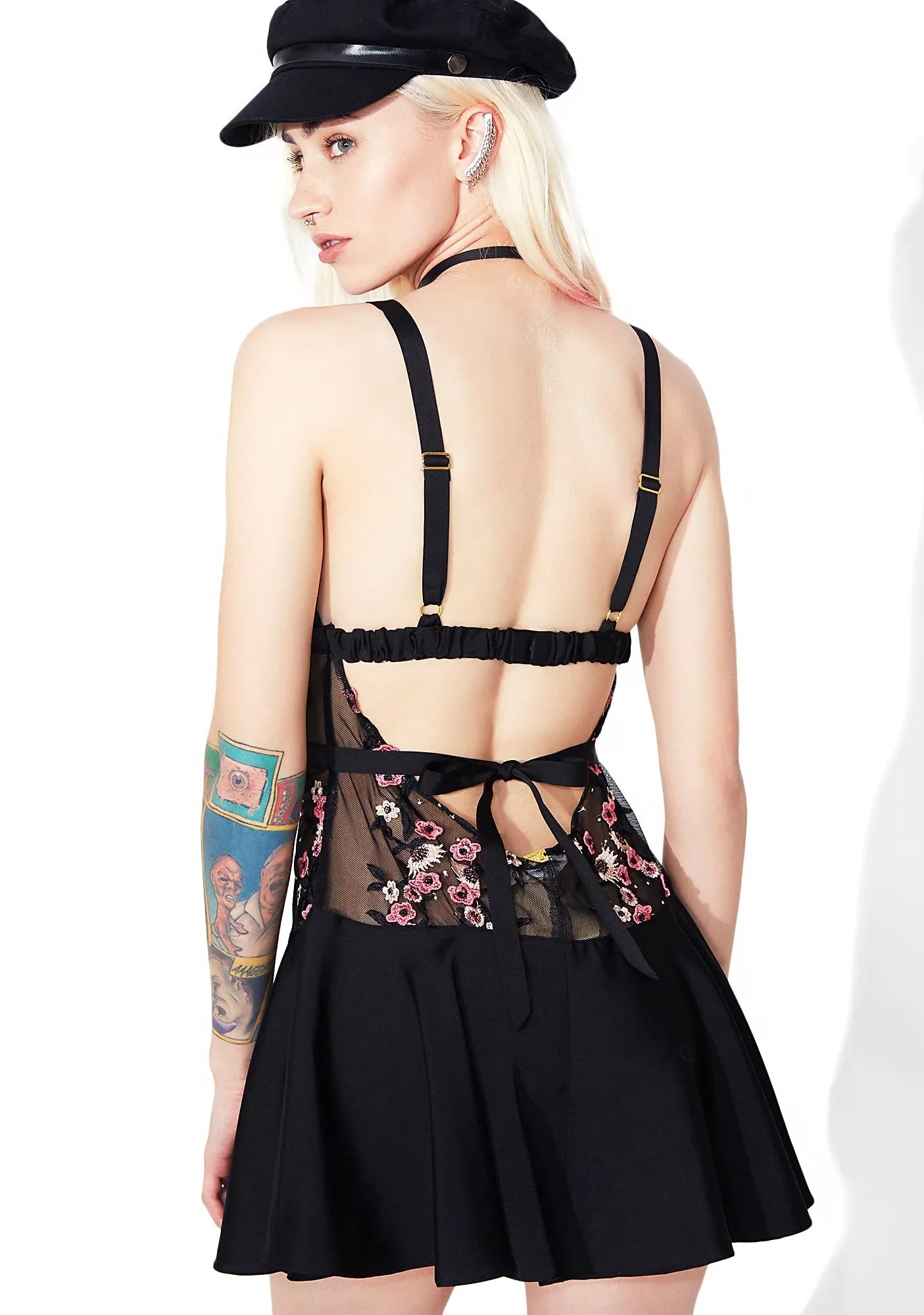 Hibiscus Silk Nightgown