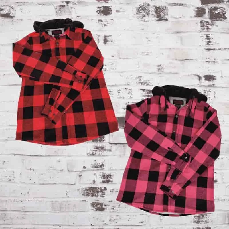 Hickory Shirt Women's Buffalo Plaid Flannel Hoodie