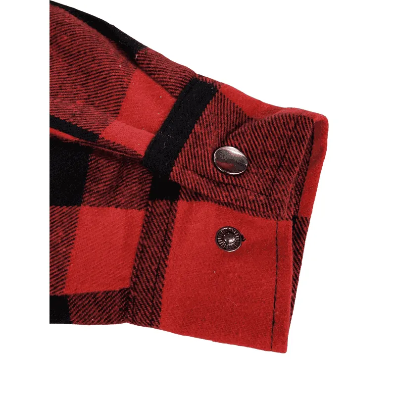Hickory Shirt Women's Buffalo Plaid Flannel Hoodie