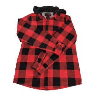 Hickory Shirt Women's Buffalo Plaid Flannel Hoodie