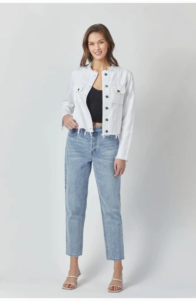 Layered Look AntiOdorTechnology Hidden Collarless Jacket