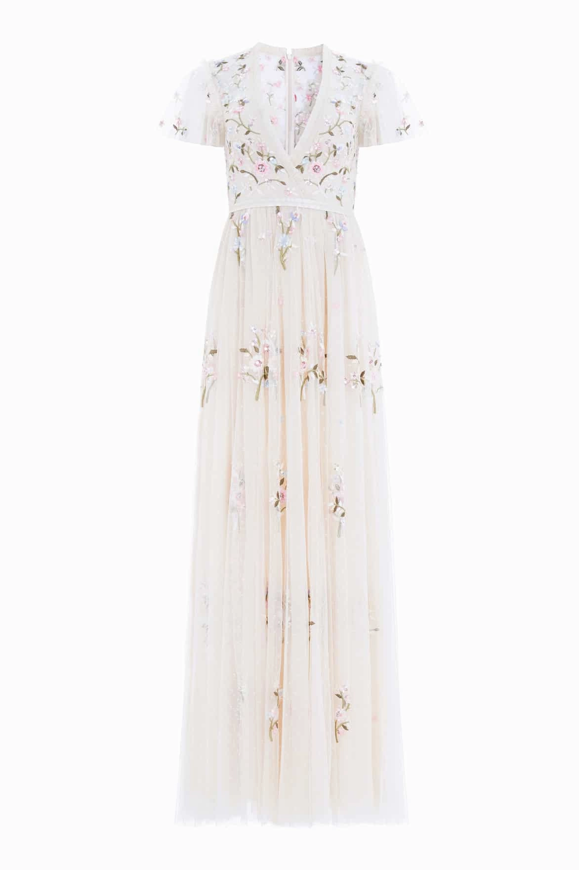 Petunia Cap Sleeve Gown Oversized-Fit
