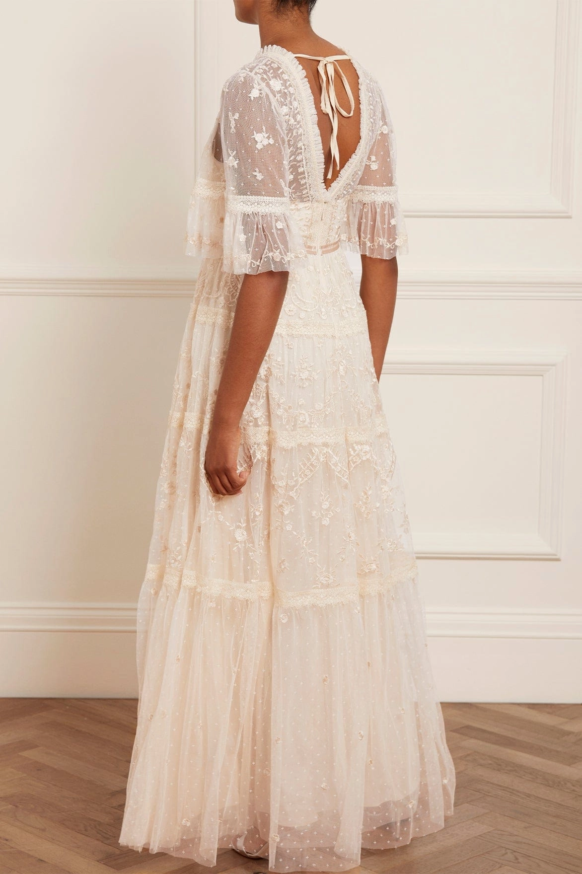 Lottie Lace Gown Country View Contemporary Layer
