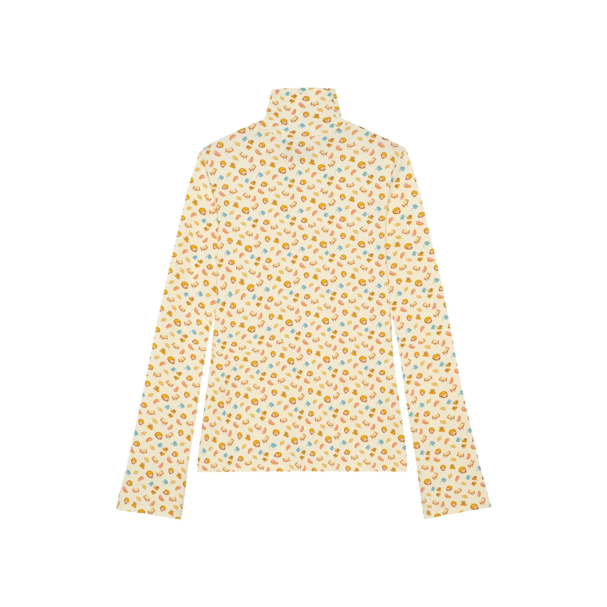 High Neck Long Sleeve Pajamas