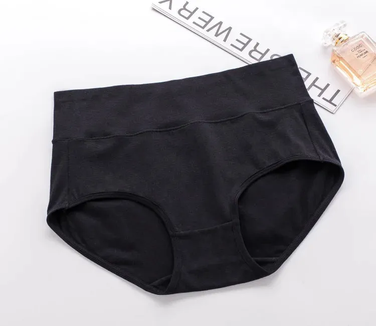 High Waist Cotton Panties and Full Brief Panties for Women (Pack of 6)