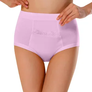 High Waist Underwear for Women Plus Size Seamless Hipster Panties Soft Briefs Ladies Stretch Full Coverage Panties