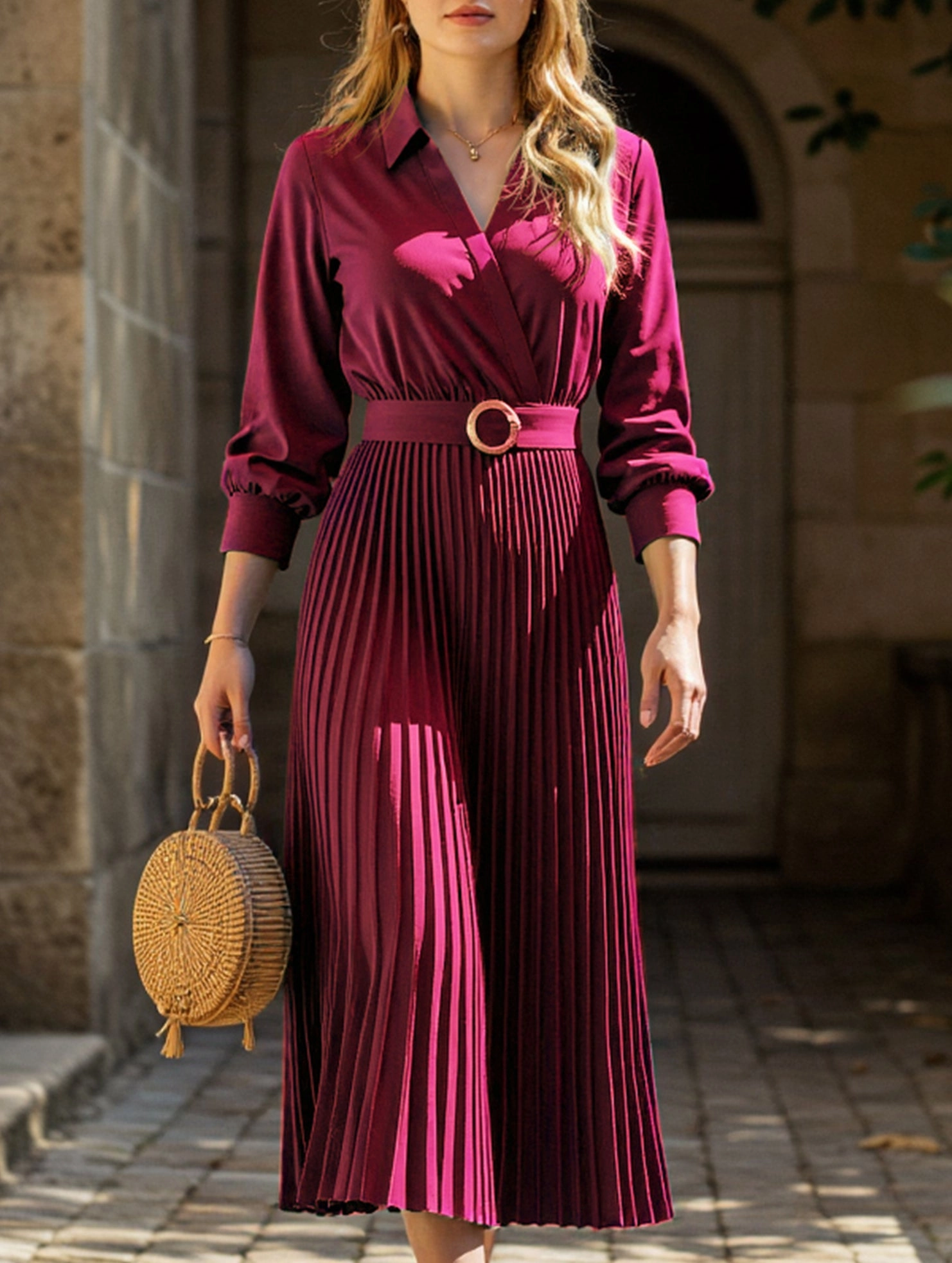 Tall Fit High-end plain color dress