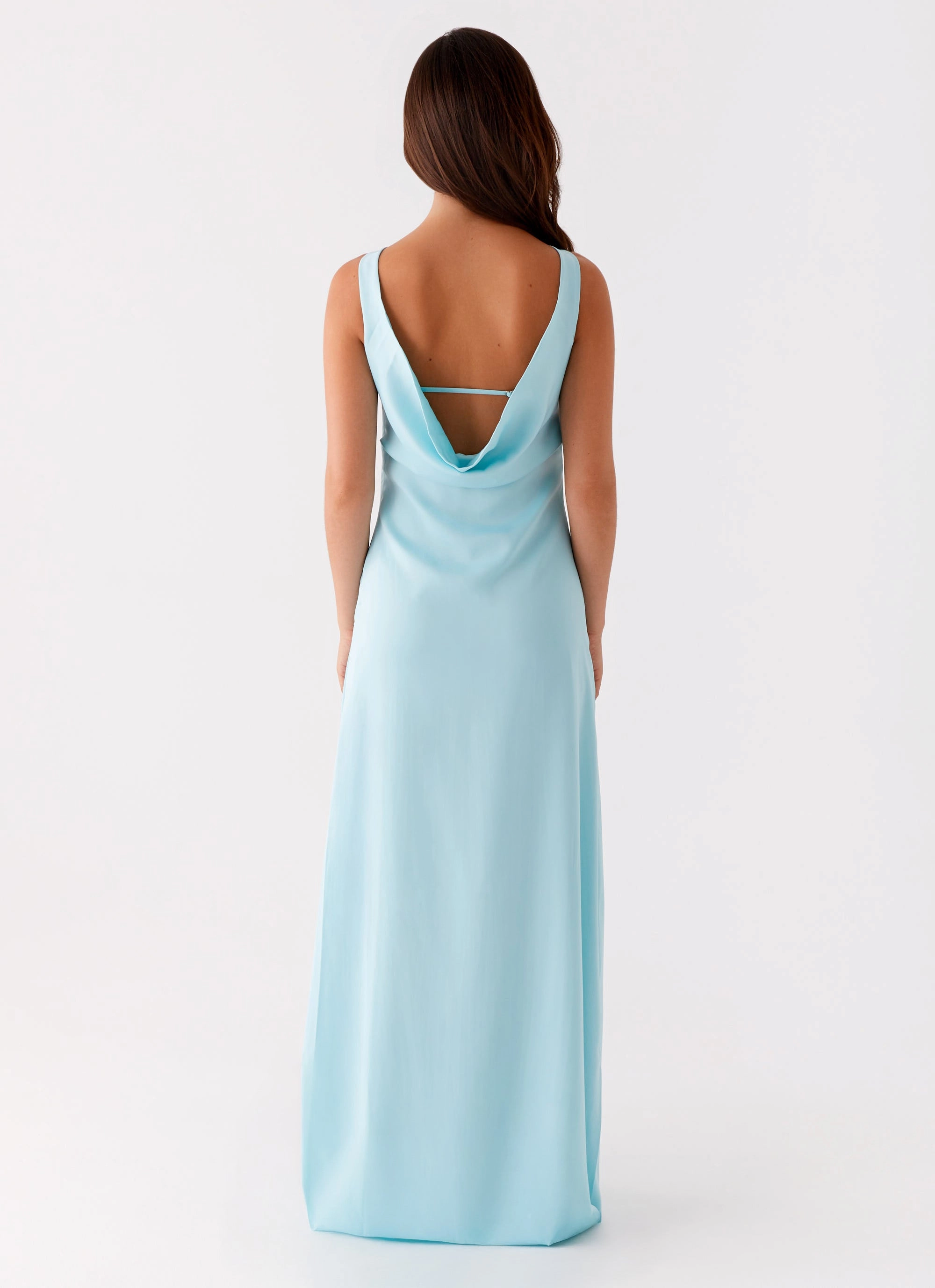 Ronnie Maxi Dress - Blue Villa Light