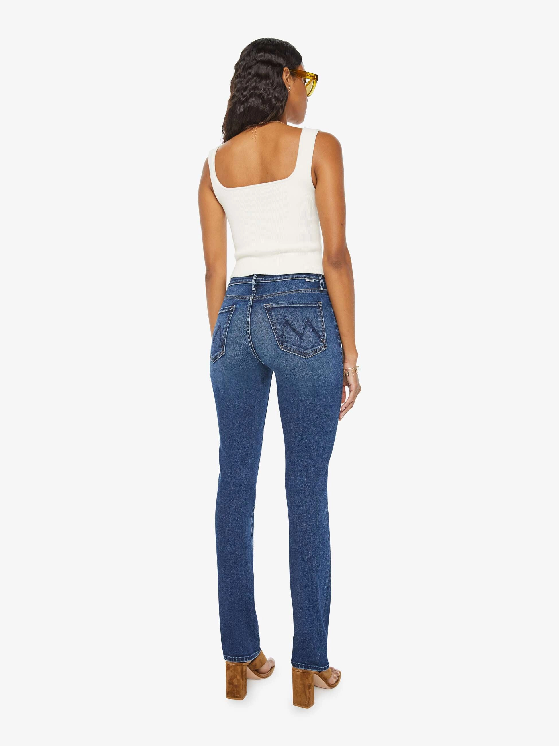 High Waisted Rascal Sneak in Uncharted Waters Minimalist Styling Autumn Days Family Style Eco Friendly