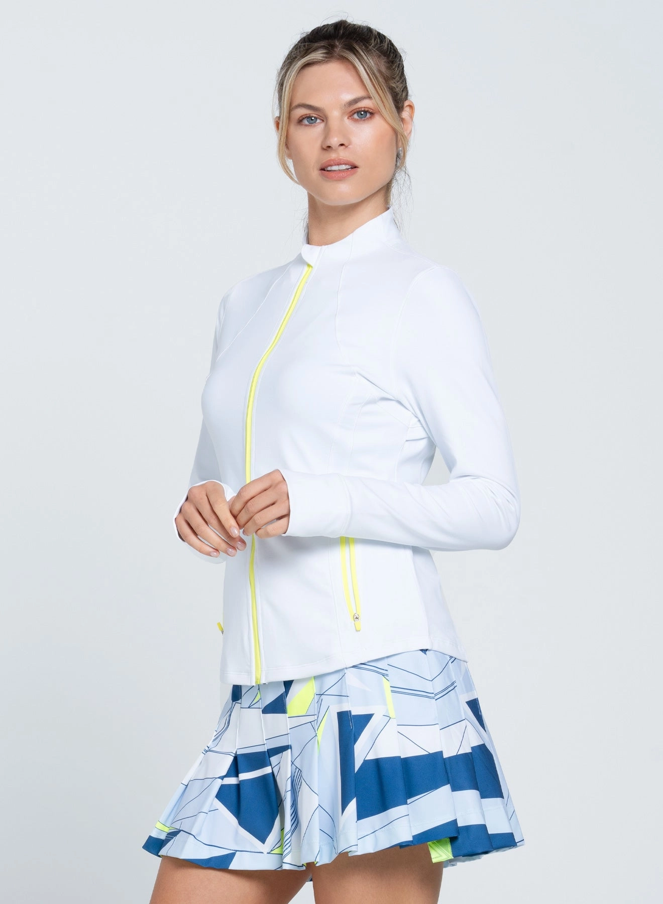 High Neck Zip Jacket Anti Odor Finish
