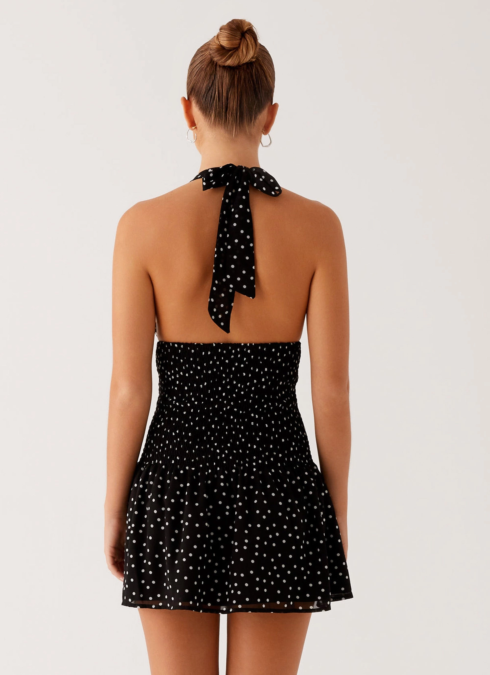 Holden Mini Dress - Black Polka Dot Day Ready Look