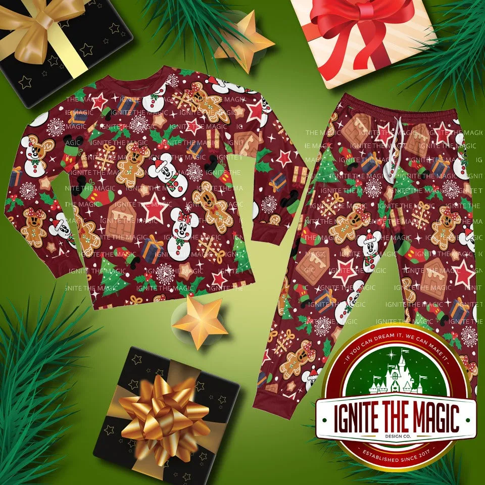 Holiday Print - Unisex All Over Pajamas