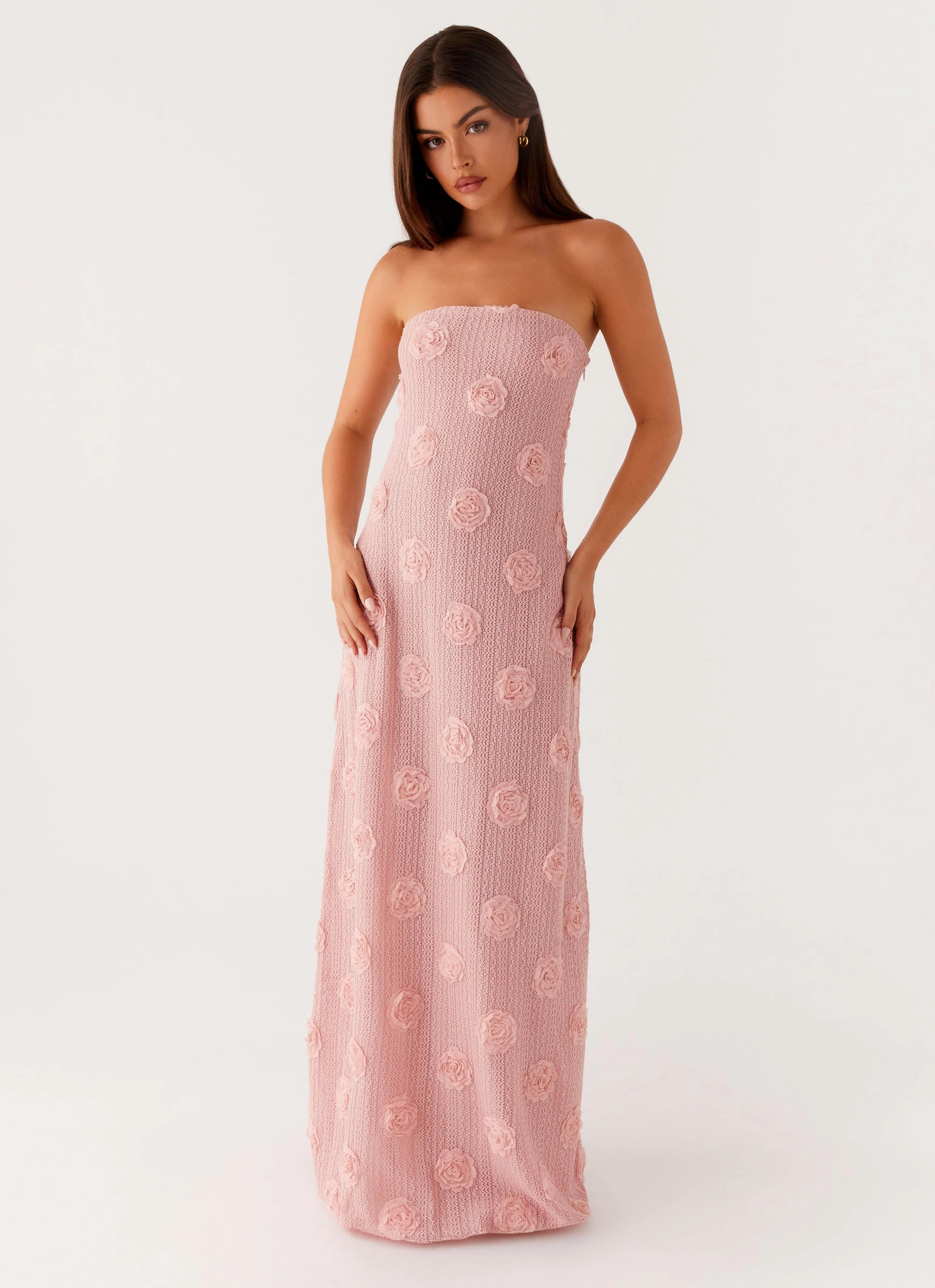 Holly Maxi Dress - Pink Youthful Look Day Magic