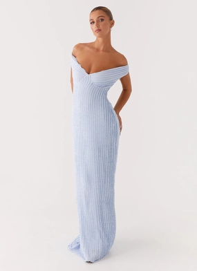 Chantelle Maxi Dress - Blue Flattering and Effortless