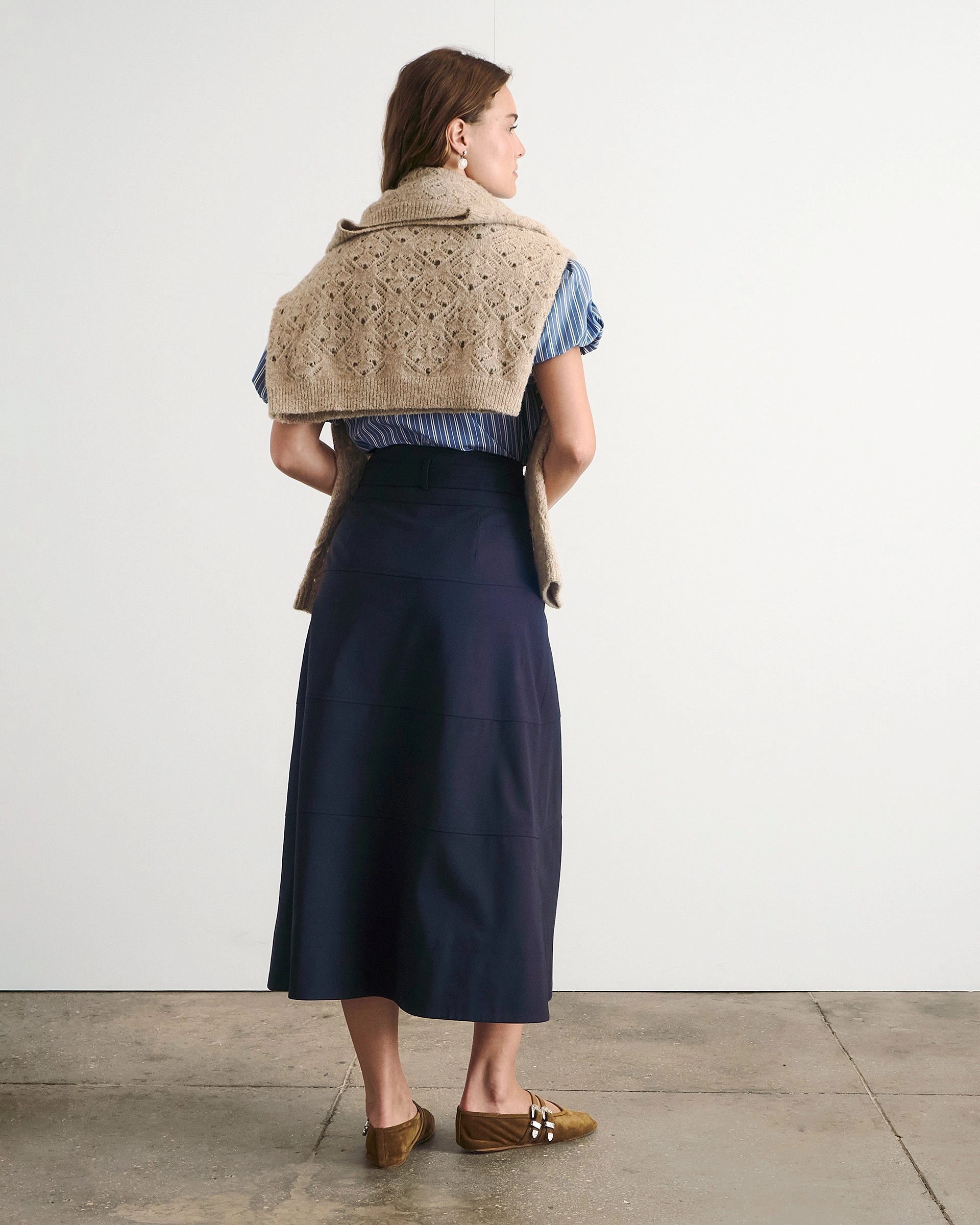 All Season Fit DoubleLayeredKnees Hudson Skirt