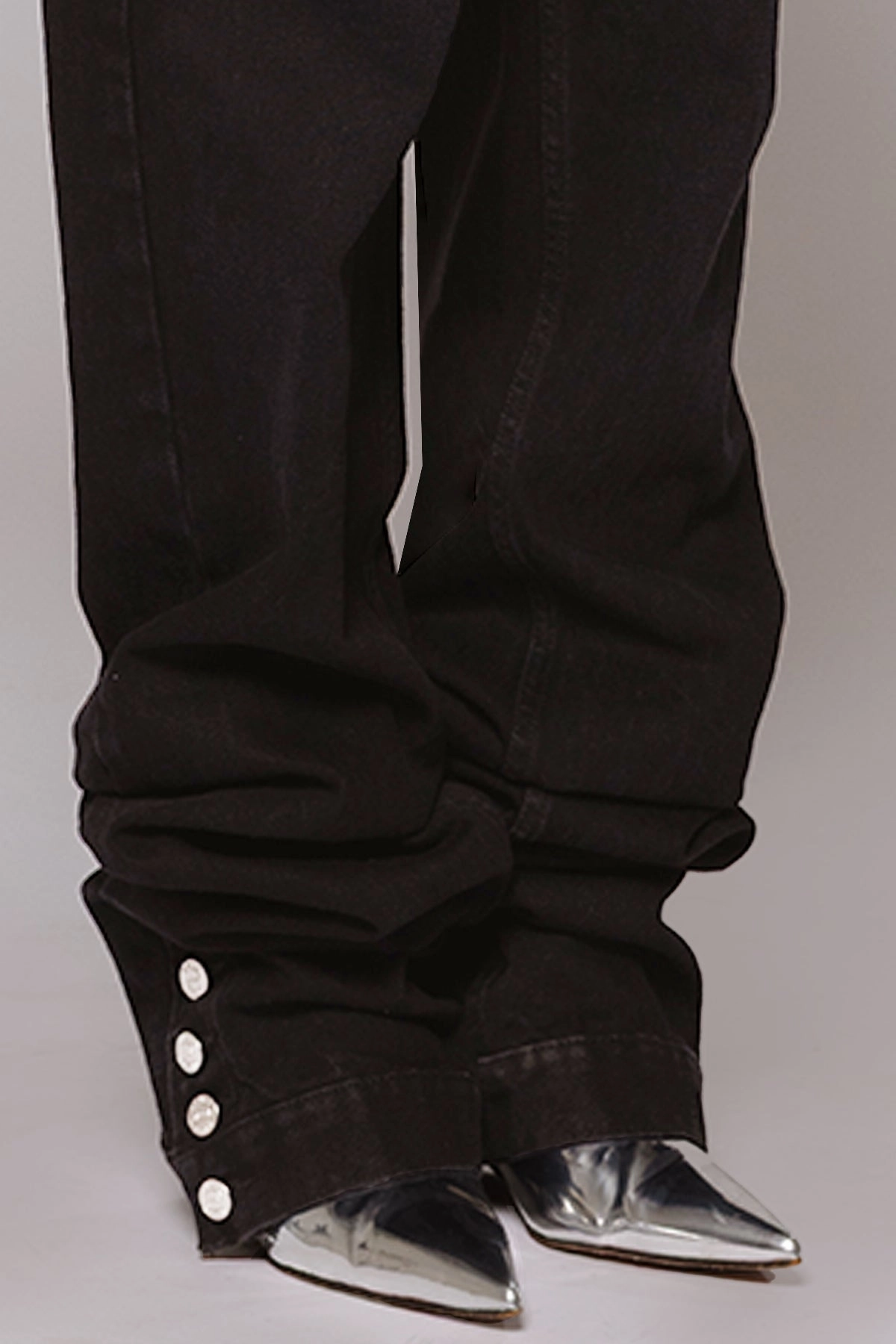 DurableReinforcedMaterial Stylish Layers HUNTER JEAN / JET BLACK