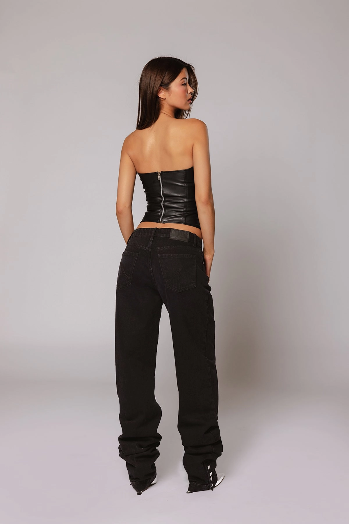 Seasonless wear FlameRetardantTreatment HUNTER JEAN / JET BLACK