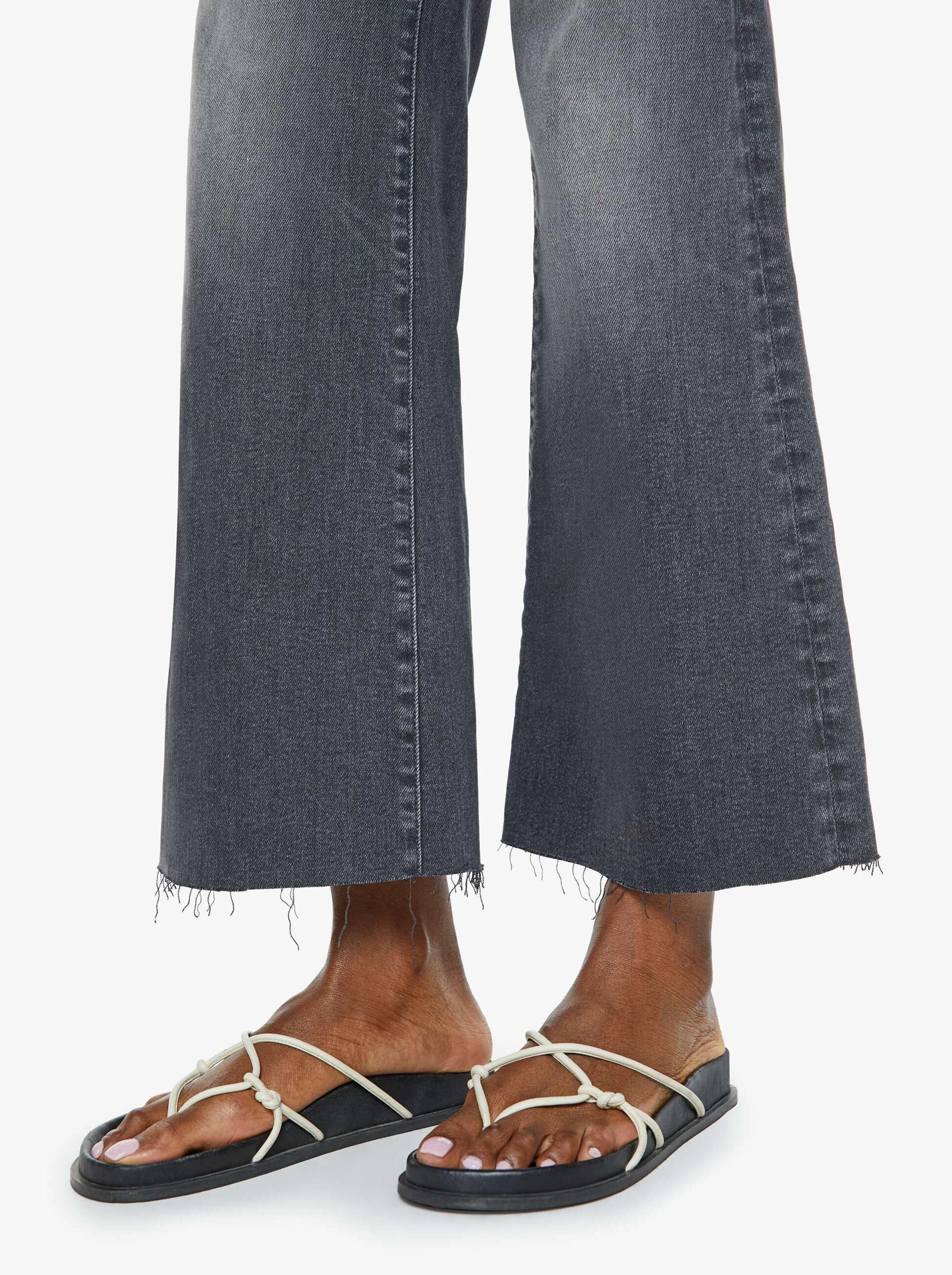 Everyday Classic Wear Comfy Stylish Vibrant Hustler Roller Ankle Fray in Call It A Night