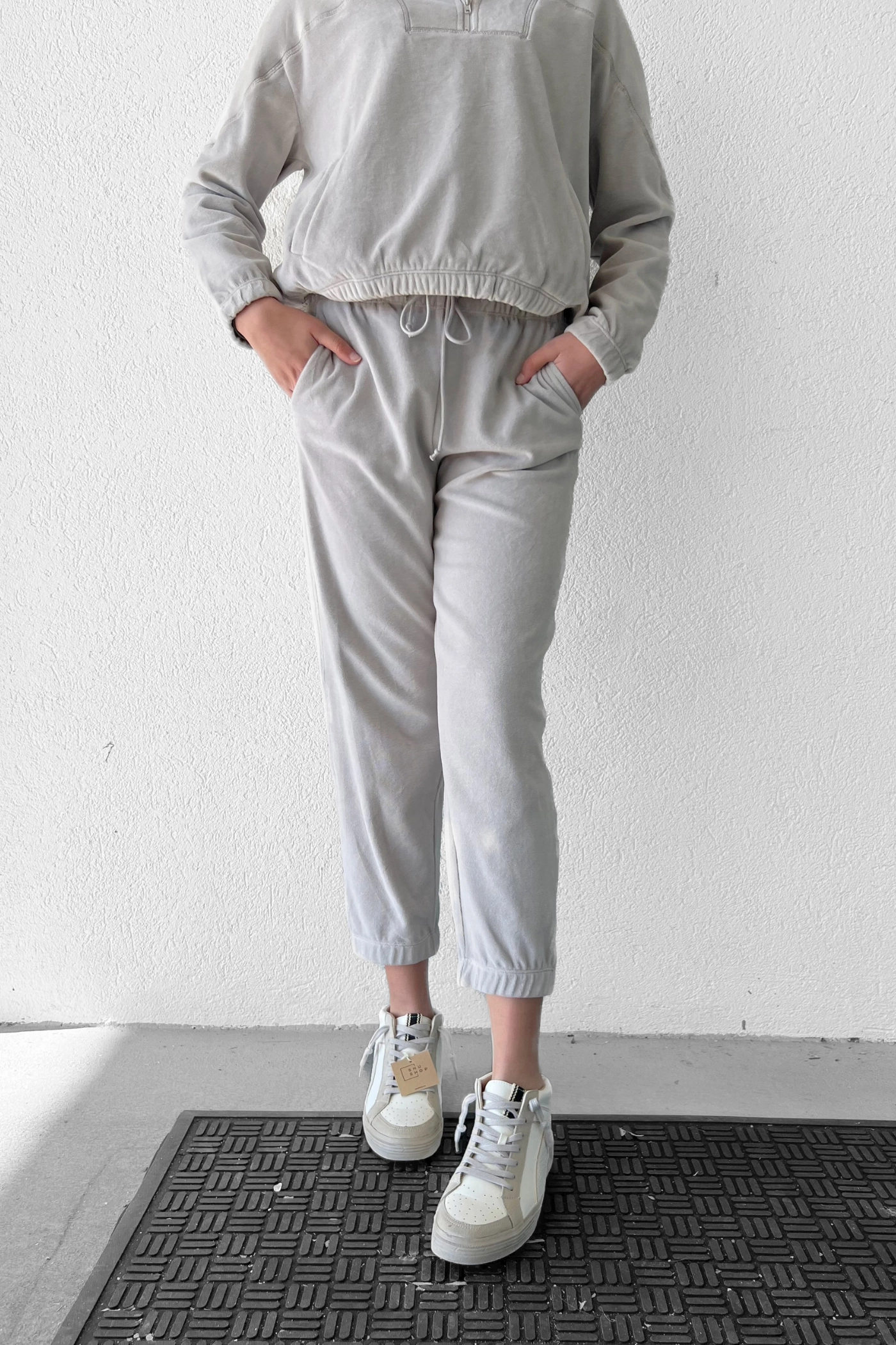 ASHLEY VELVET JOGGERS AbrasionGuardTape Versatile Wearable