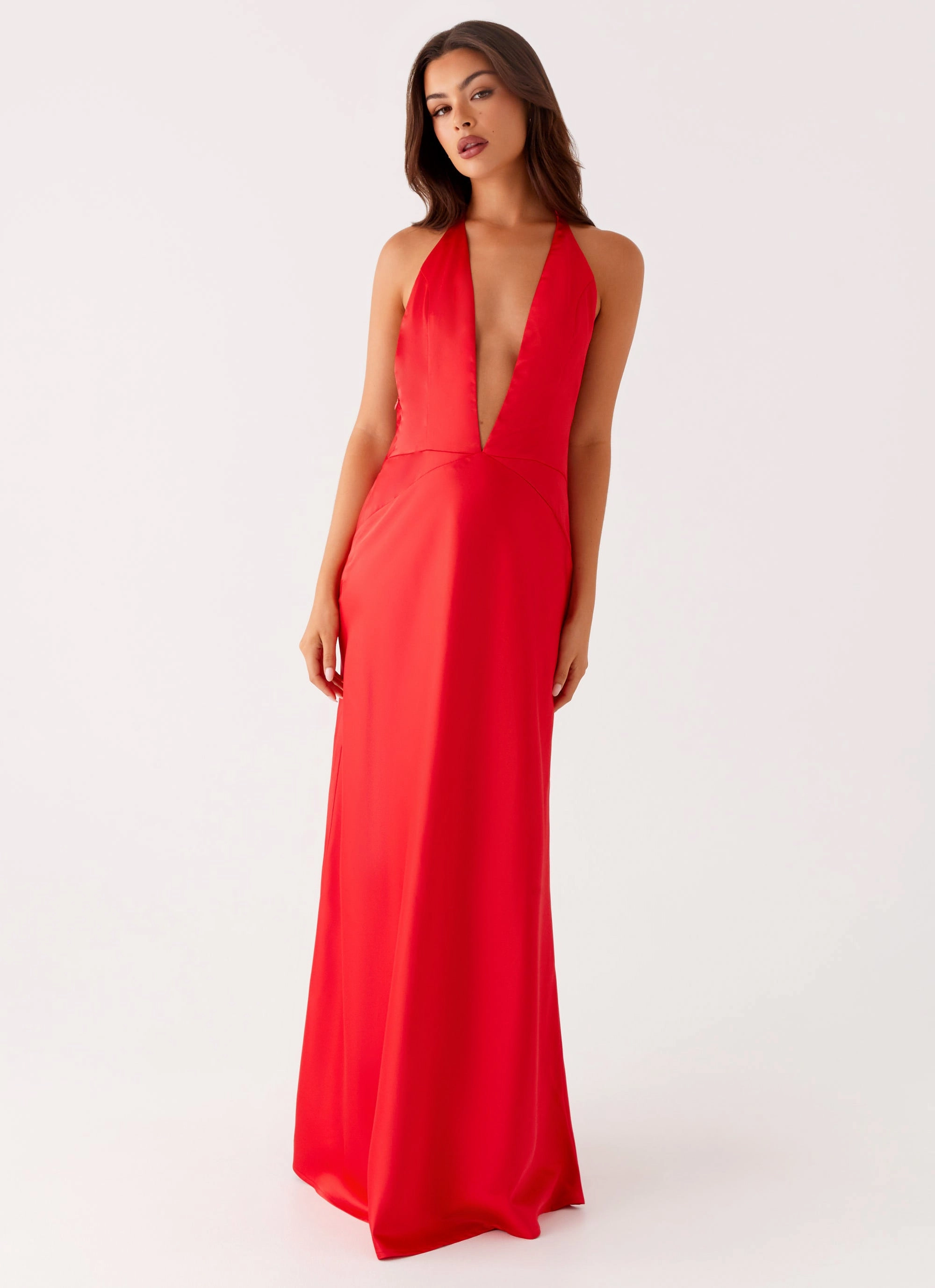 Idol Maxi Dress - Red Romantic-Detail