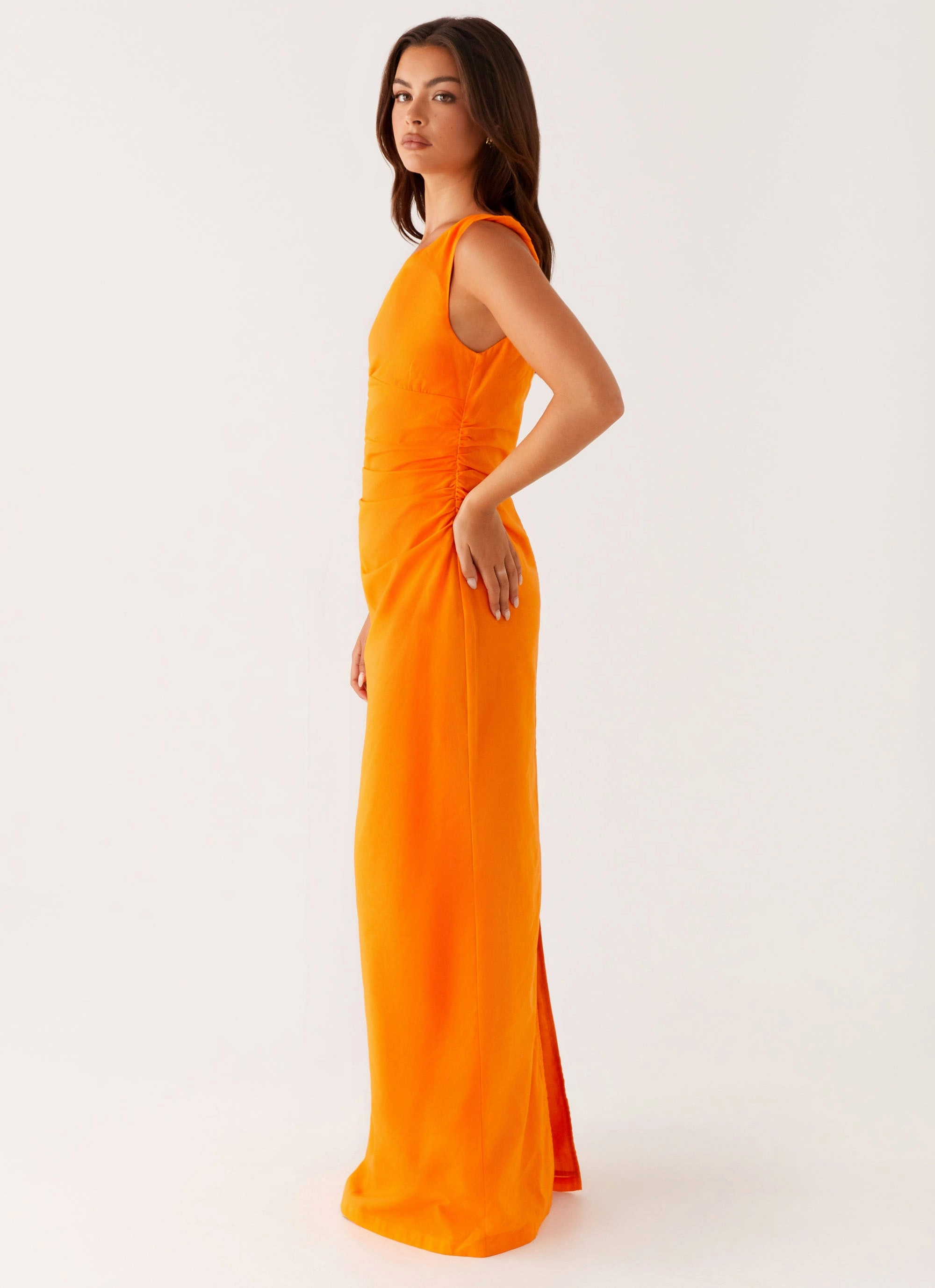 Urban Classic MoldResistantTexture Ignite Maxi Dress - Orange