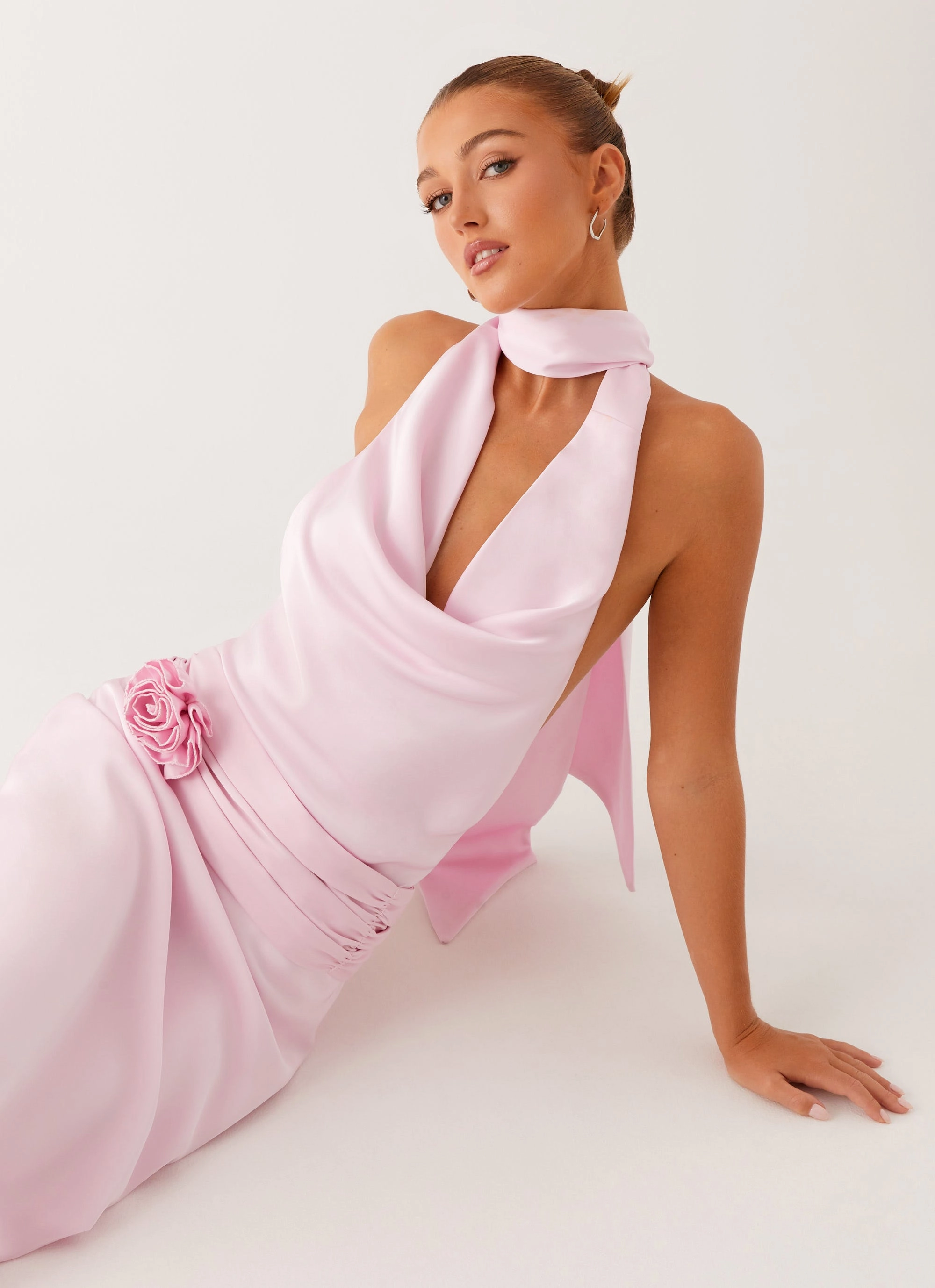 Sporty Comfort Imani Maxi Dress - Pink