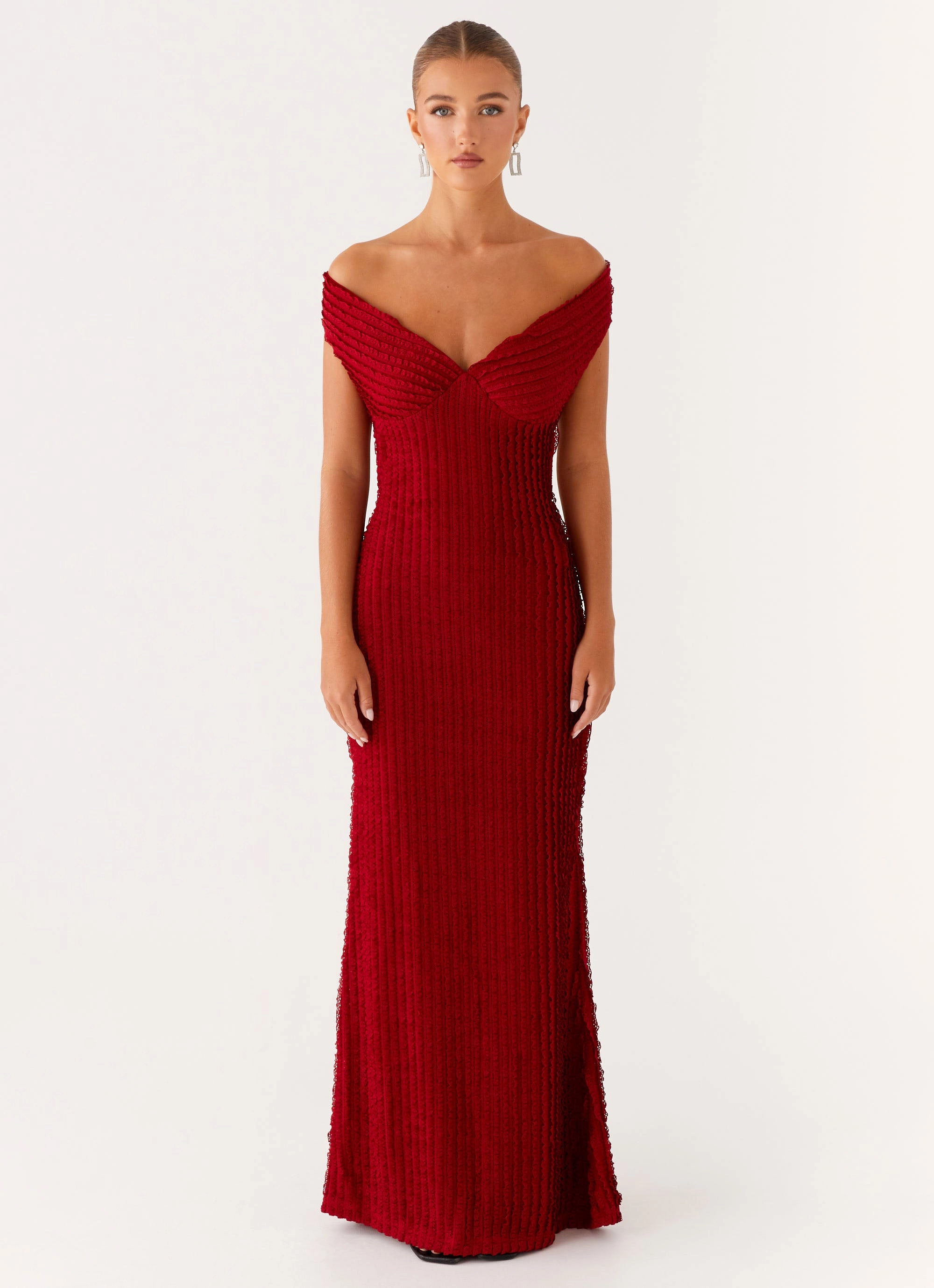 Chantelle Maxi Dress - Red Outfit Boost
