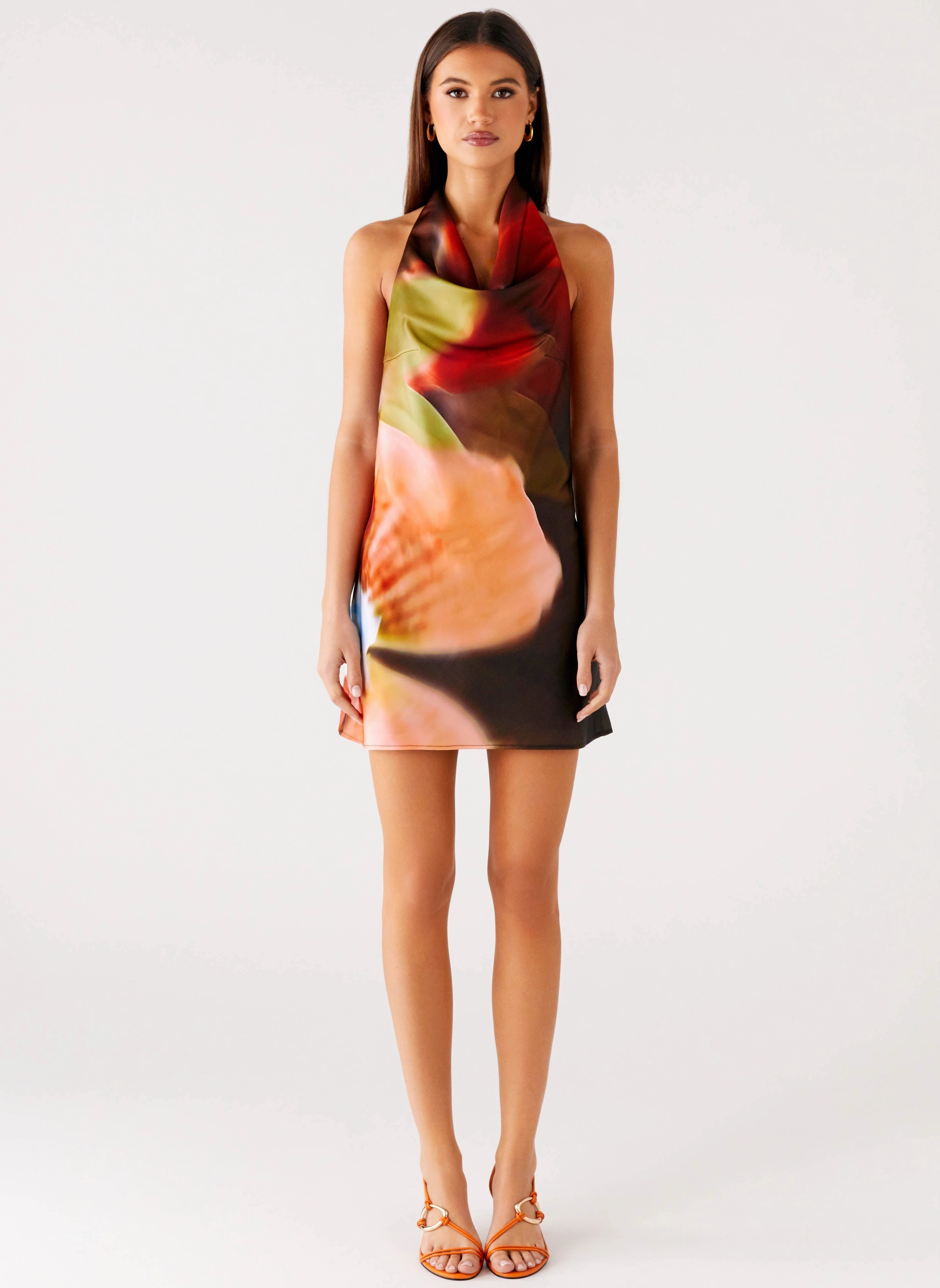 Iridessa Mini Dress - Moody Floral Classic Layers Slim-fit